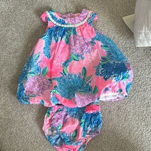 Lilly Pulitzer Kids Dress with Bloomers
